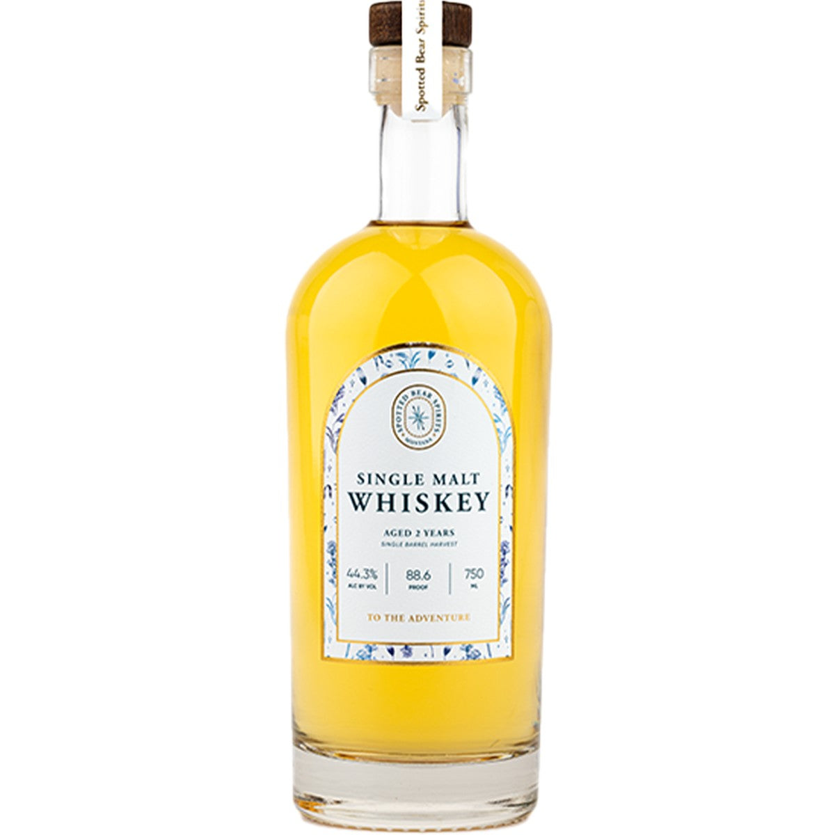 Spotted Bear Spirits Single Malt Whiskey 2 year 750 ml