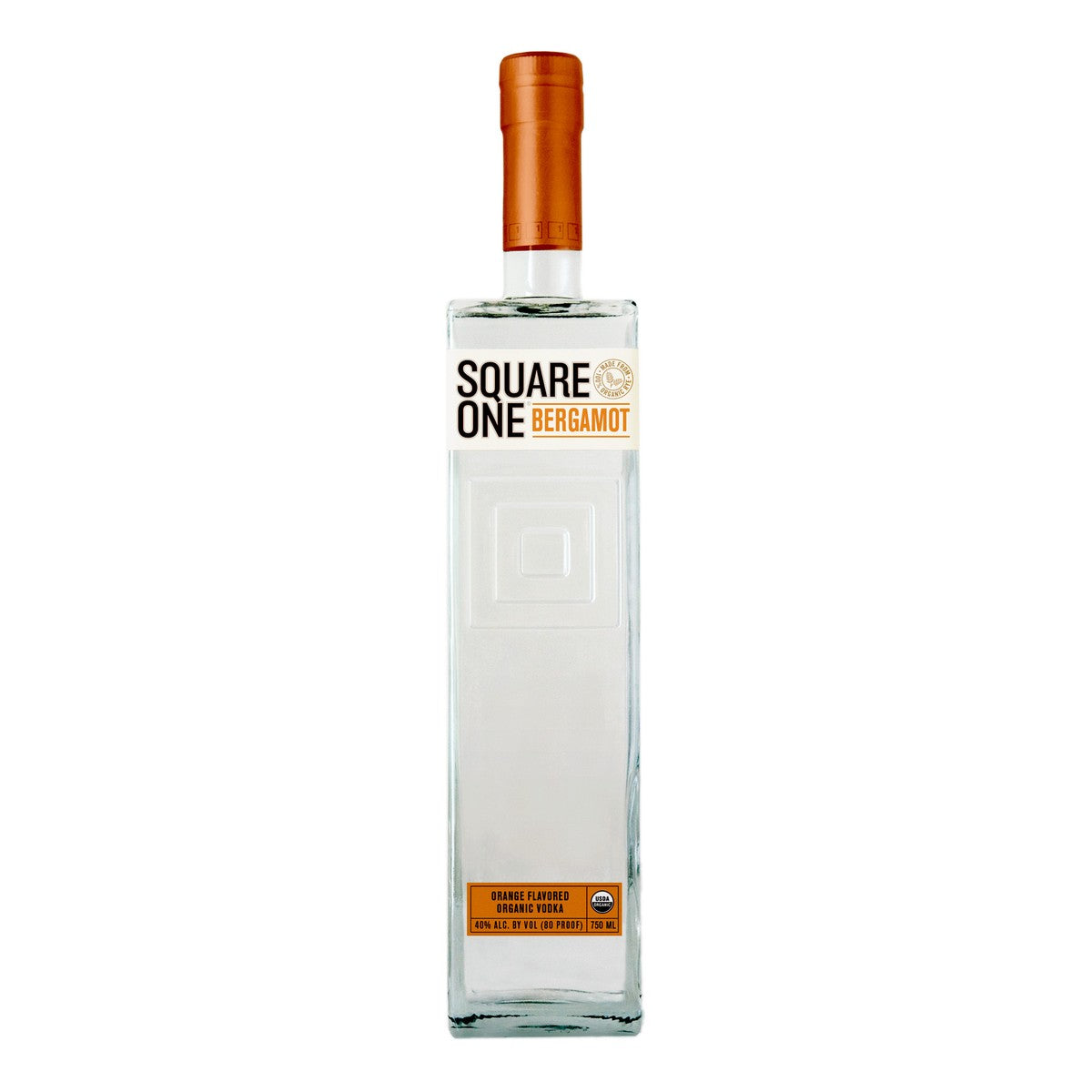 Square One Bergamot Orange Flavored Organic Vodka 750 ml