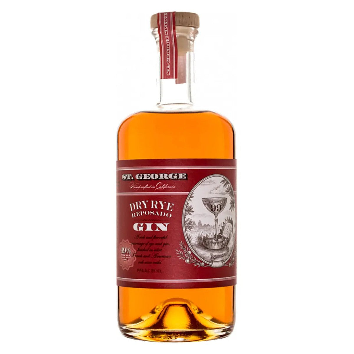 ST George Dry Gin Reposado 750 ml