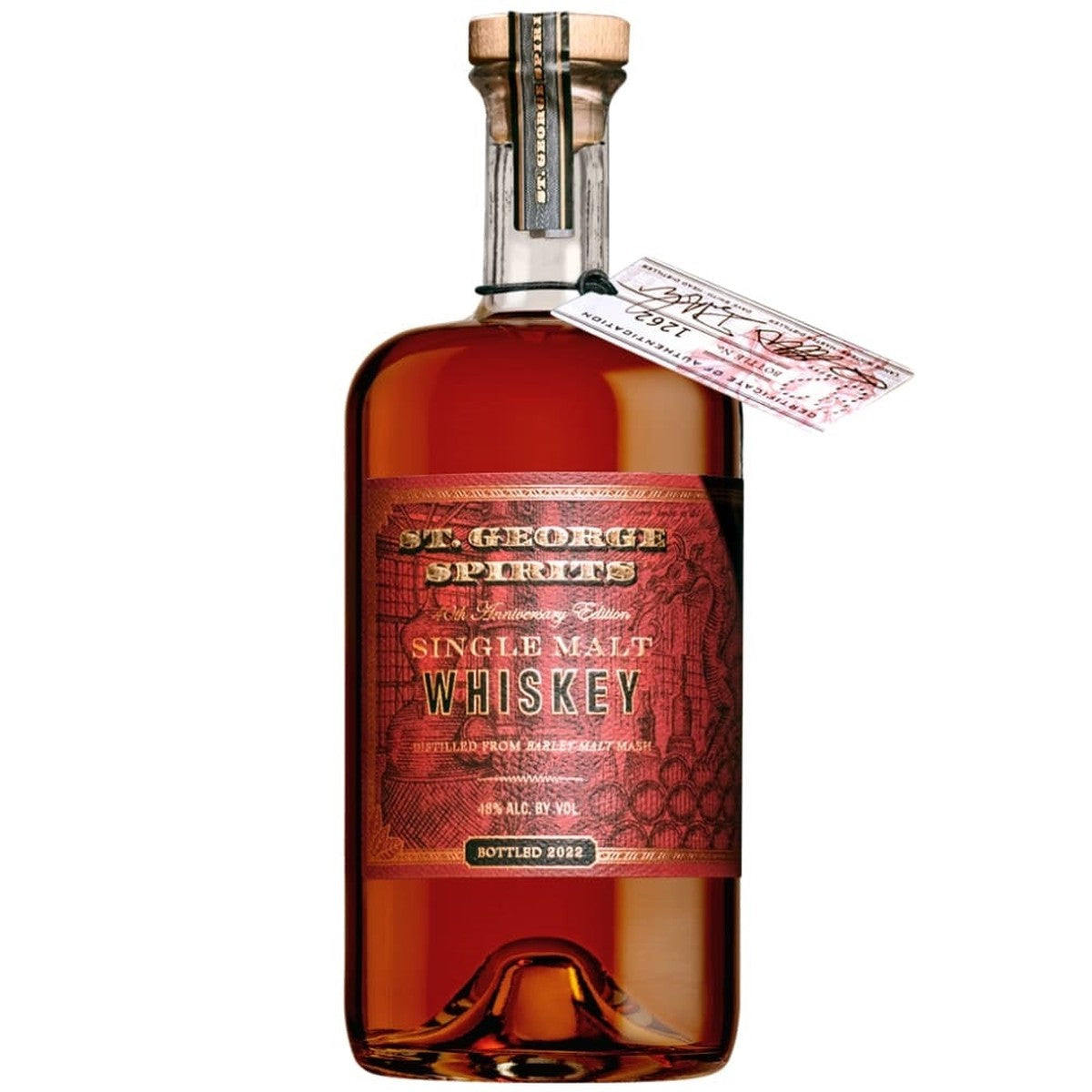 St. George Spirits 40th Anniversary Edition Single Malt Bottled 2022