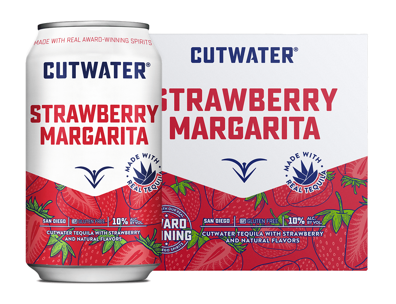 Cutwater Strawberry Margarita ( 4 cans) 355 ml
