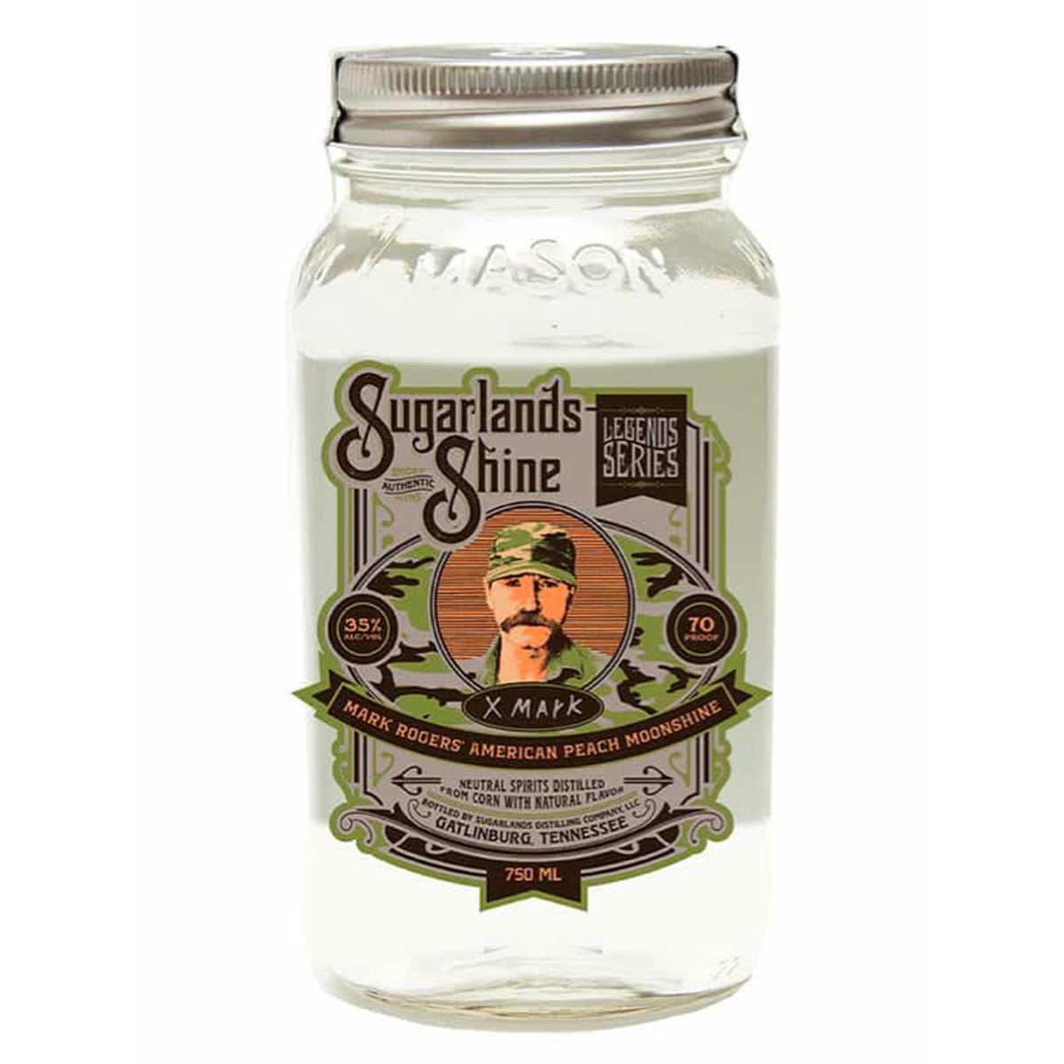Sugarlands Shine Mark Rogers' American Peach Moonshine 750 ml