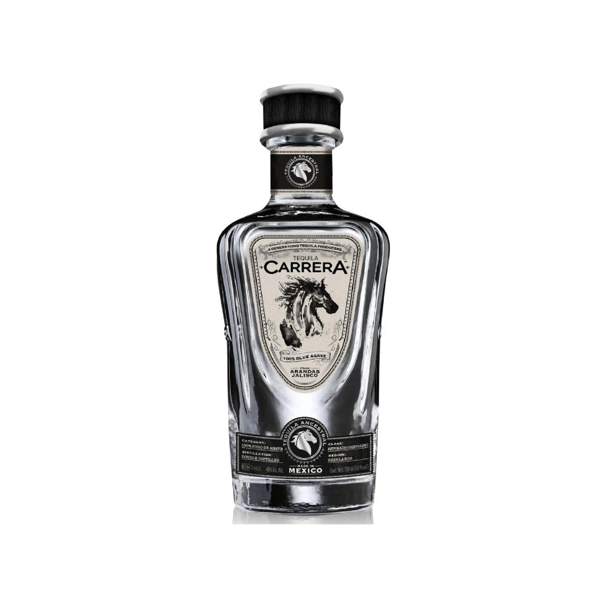 Tequila Carrera Reposado Cristalino 750 ml