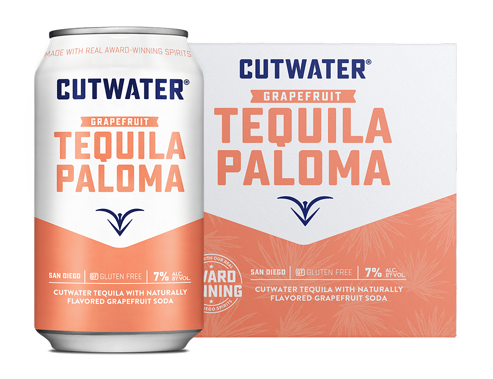 Cutwater Grapefruit Tequila Paloma 4 Pack Cans 4x355 ml