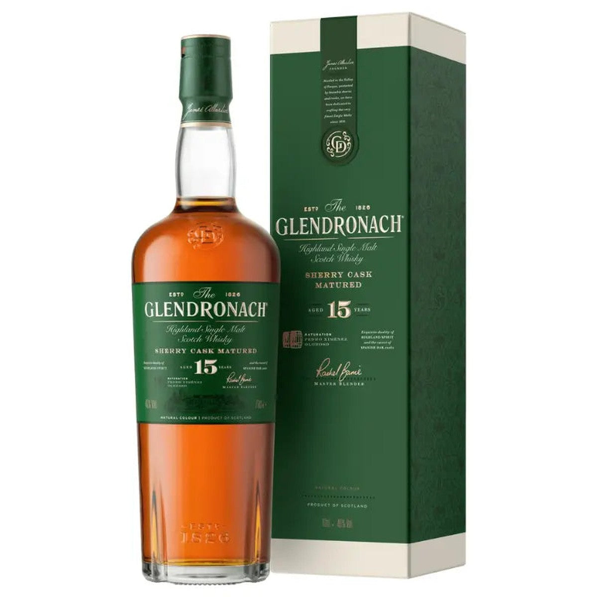 The Glendronach Highland Single Malt Sherry Cask 15 year 700 ml