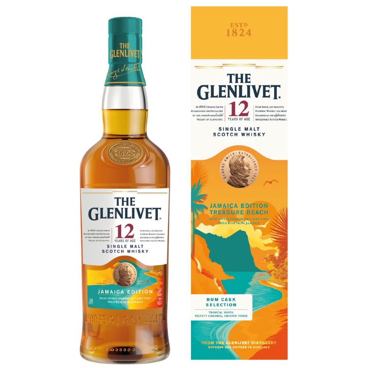 The Glenlivet Jamaica Edition Treasure Beach Rum Cask Selection Single Malt Scotch 12 year