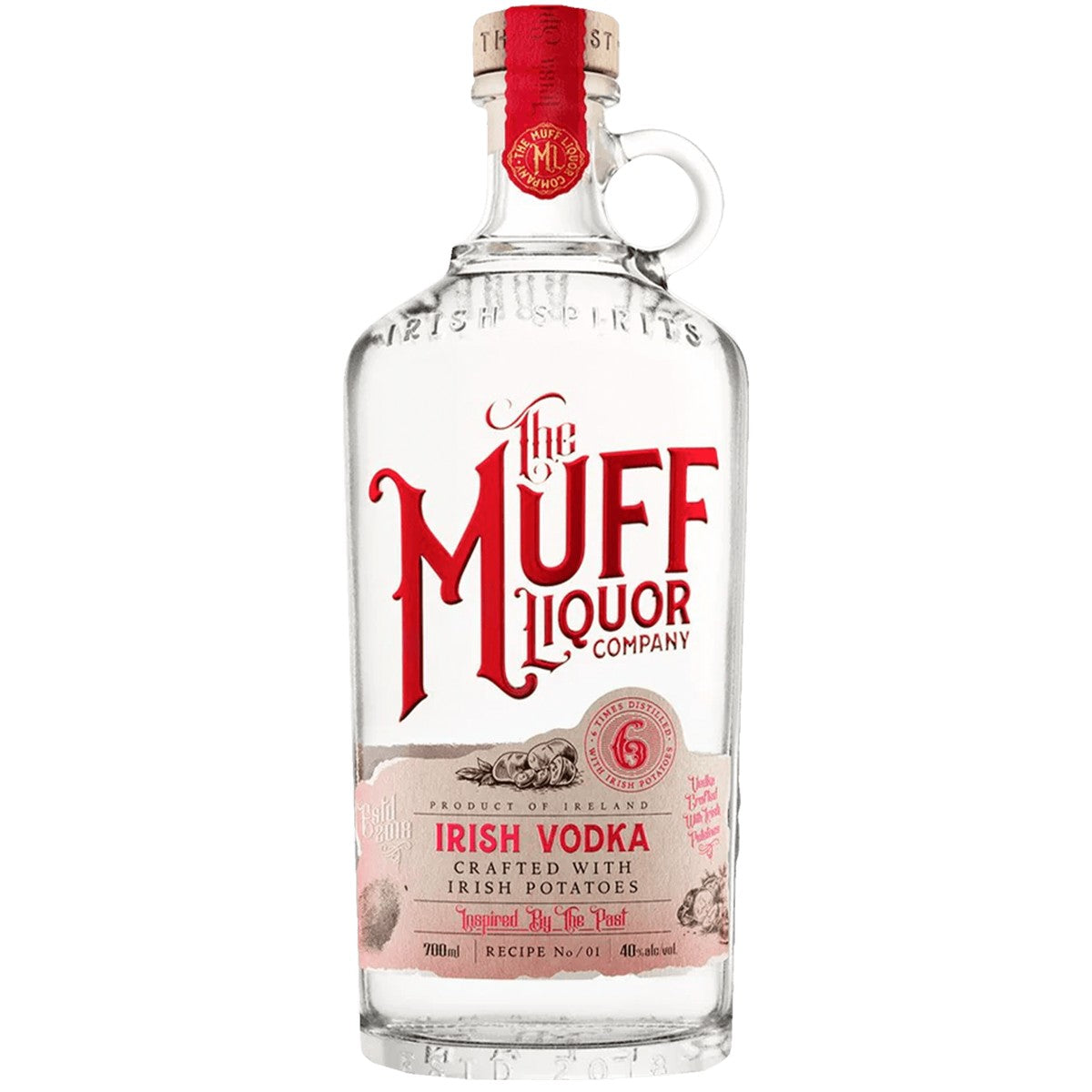 The Muff Liqour Company Irish Vodka 700 ml