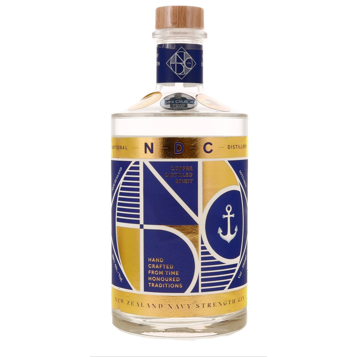 The National Distillery Company New Zealand Navy Strength Gin 750 ml