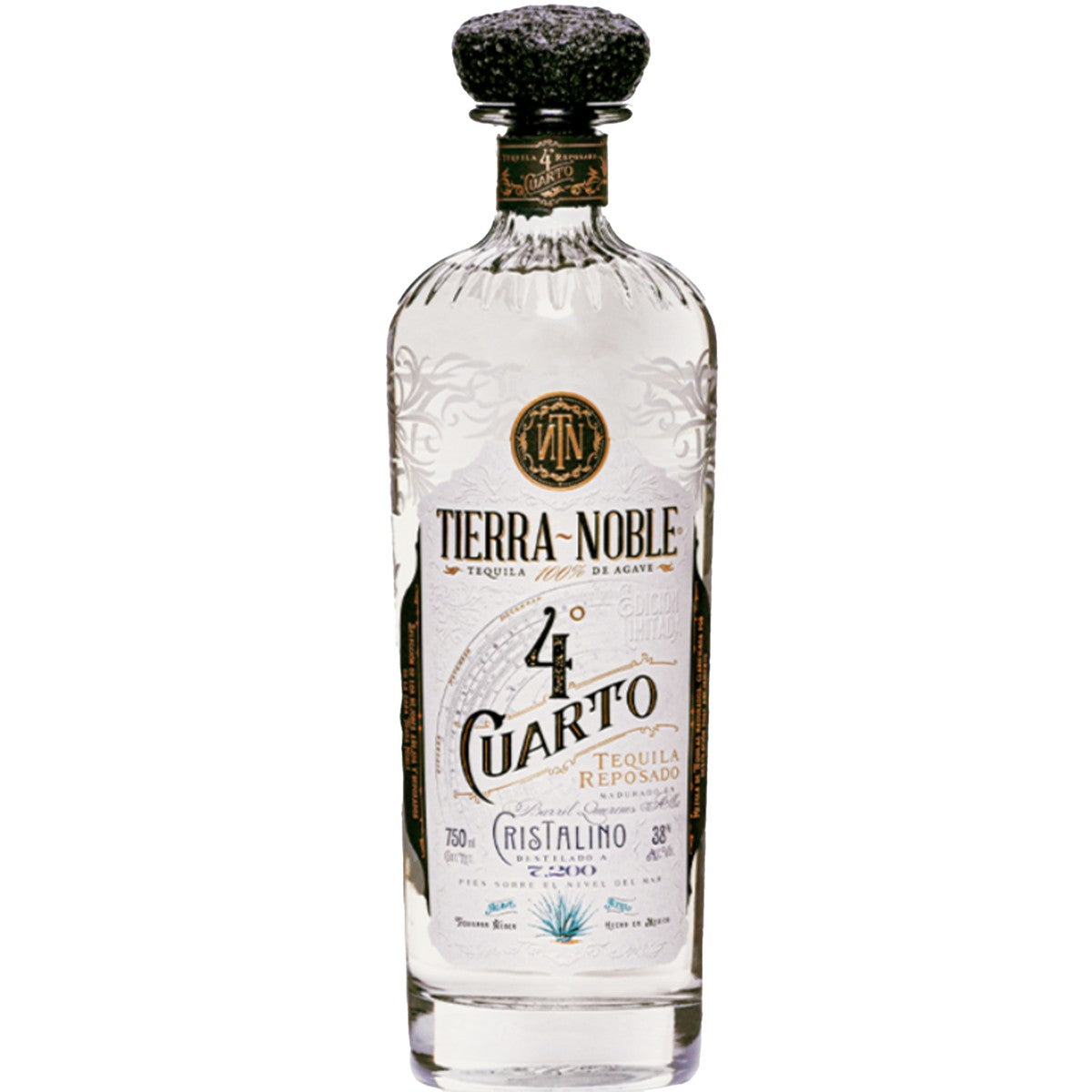 Tierra Noble 4 Cuarto Tequila Cristalino