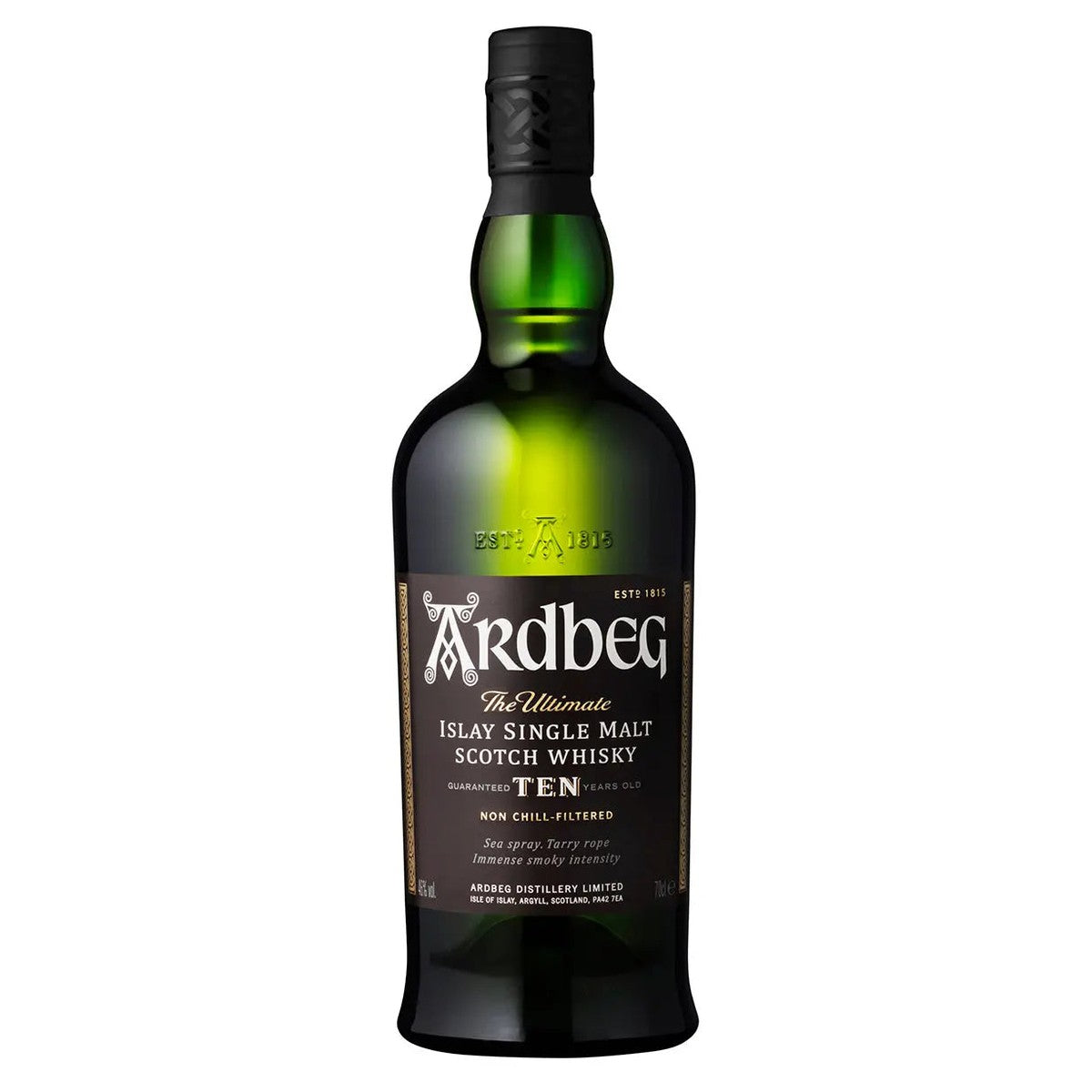 Top Shelf Ardbeg Islay single malt scotch whisky 25 year 750 ml