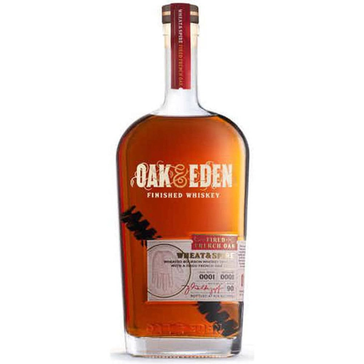 Top Shelf Oak and Eden Wheat and Spire Bourbon Whiskey 750 ml