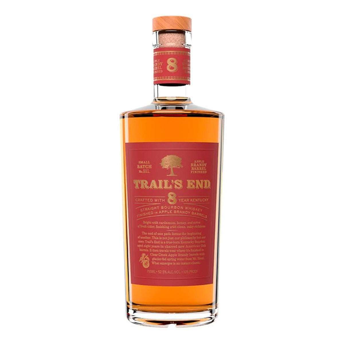 Trails End 8 Year Old Bourbon Finished in Apple Brandy Barrels 750 ml