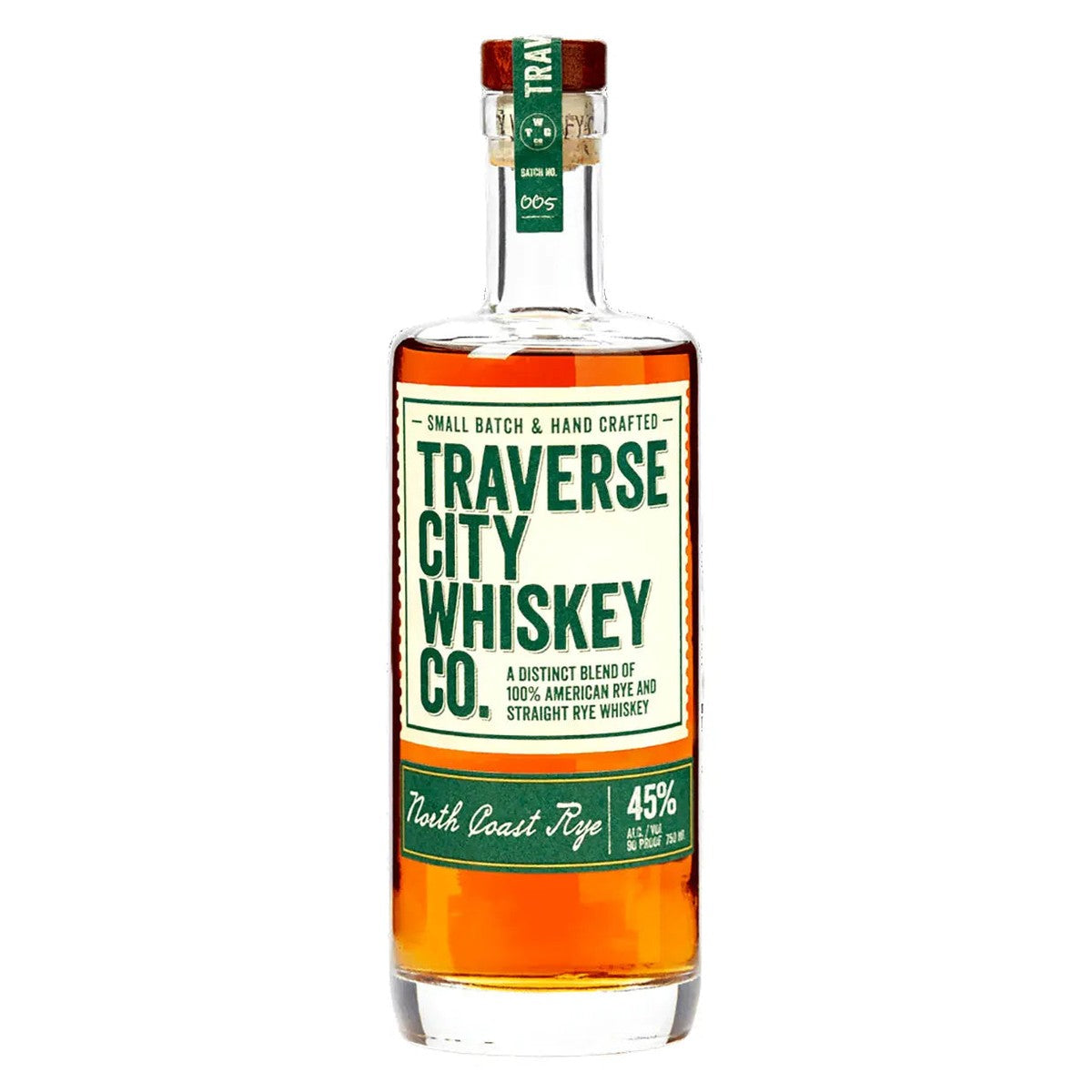 Traverse City Small Batch & Hand Crafted North Coast Rye 750 ml
