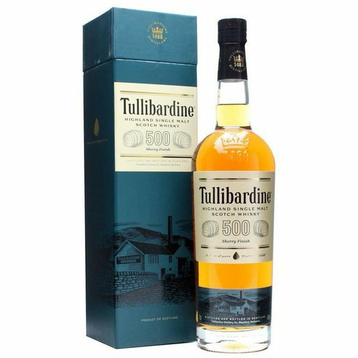 Tullibardine highland single malt 500 sherry finish 750 ml