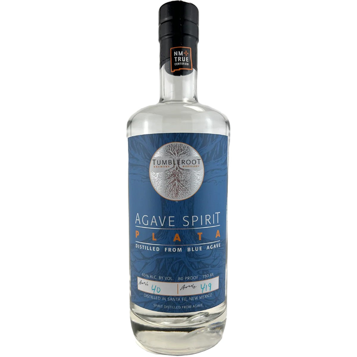 Tumbleroot Plata Agave spirit 750 ml