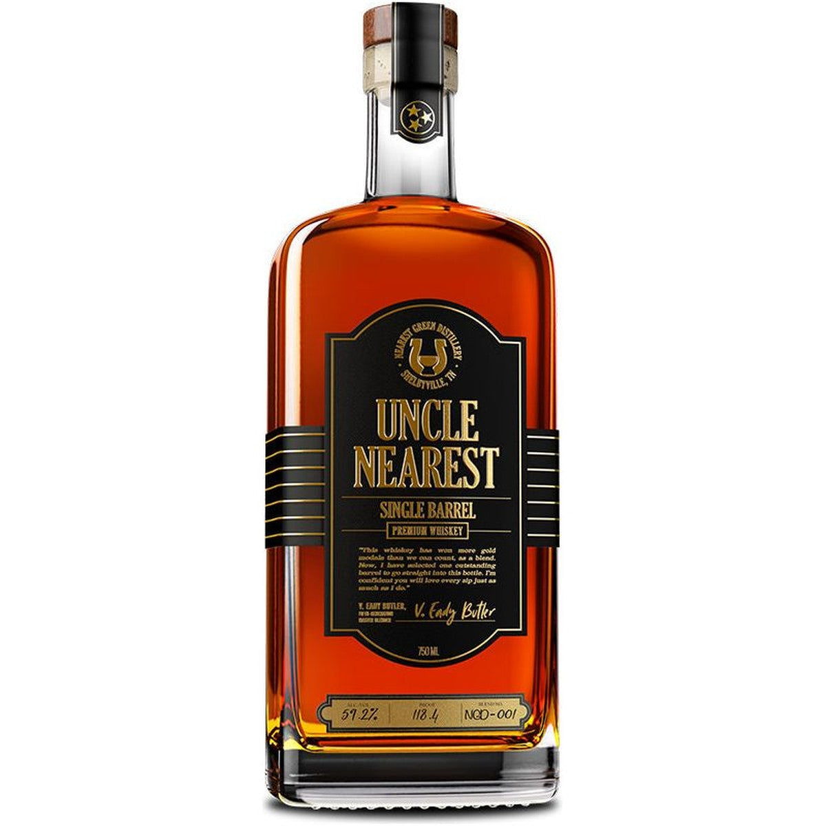 Uncle Nearest Single Barrel Whiskey 750 ml