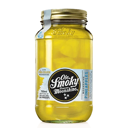 Ole Smoky Pineapples with Pina Colada Moonshine 750 ml