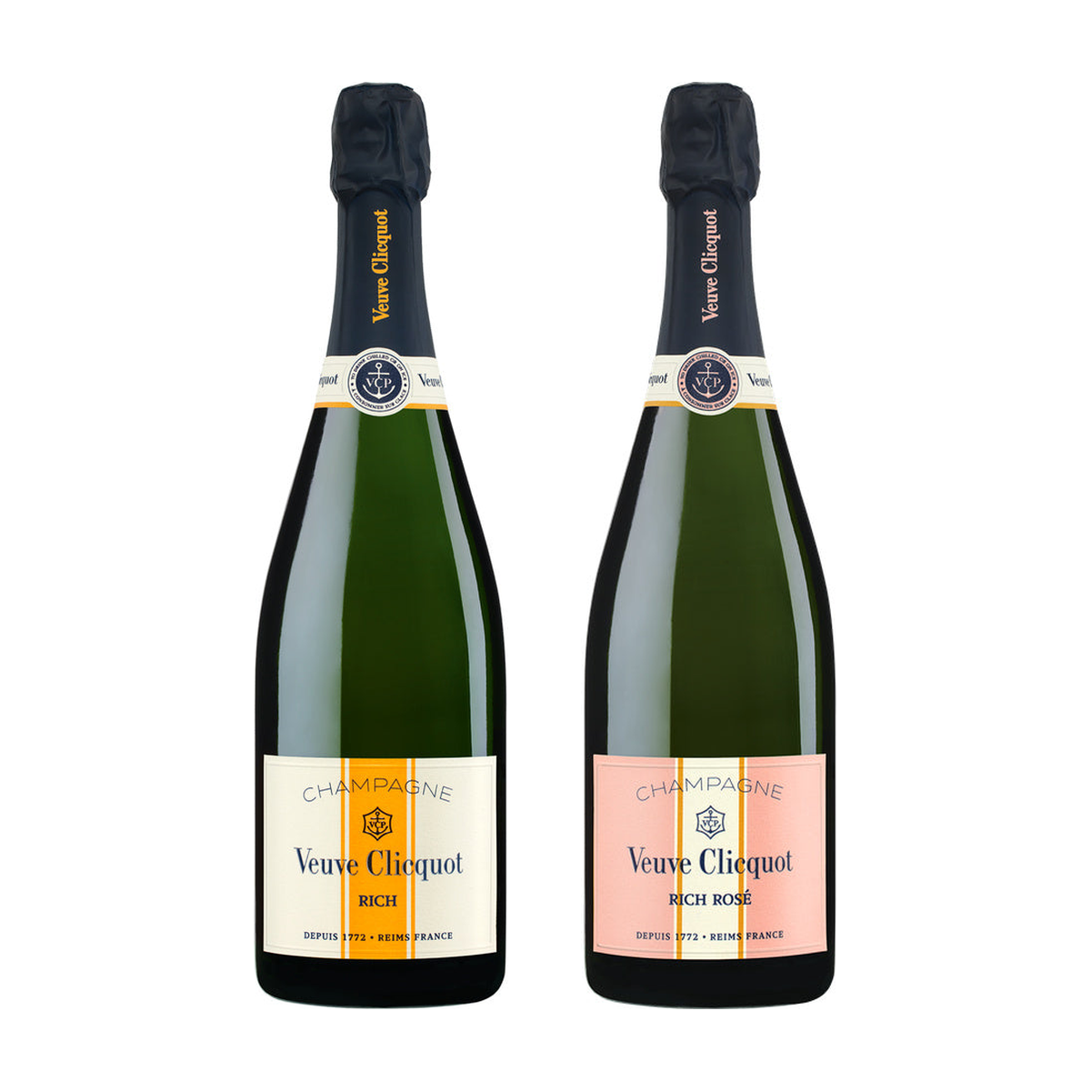 Veuve Clicquot Rich & Rich Rosé Bundle 2 x 750 ml