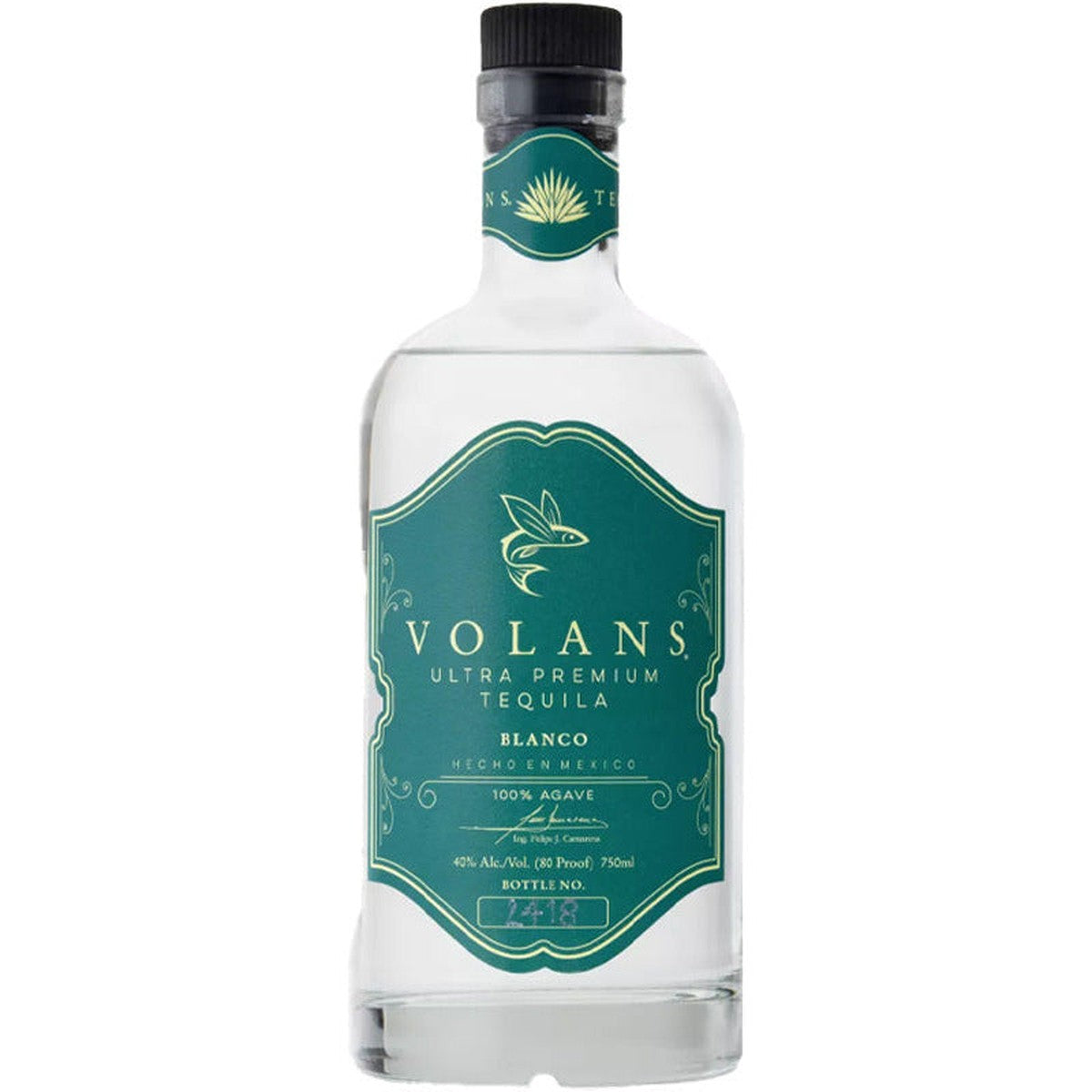 Volans Ultra Premium Tequila Blanco 750 ml
