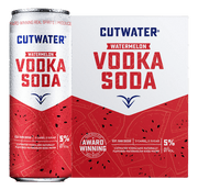 Cutwater Watermelon Vodkas Soda Slim Can (4 Pack)