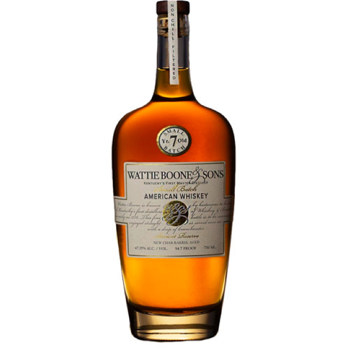 Wattie Boone & Sons 7 Year Small Batch American Whiskey 750 ml