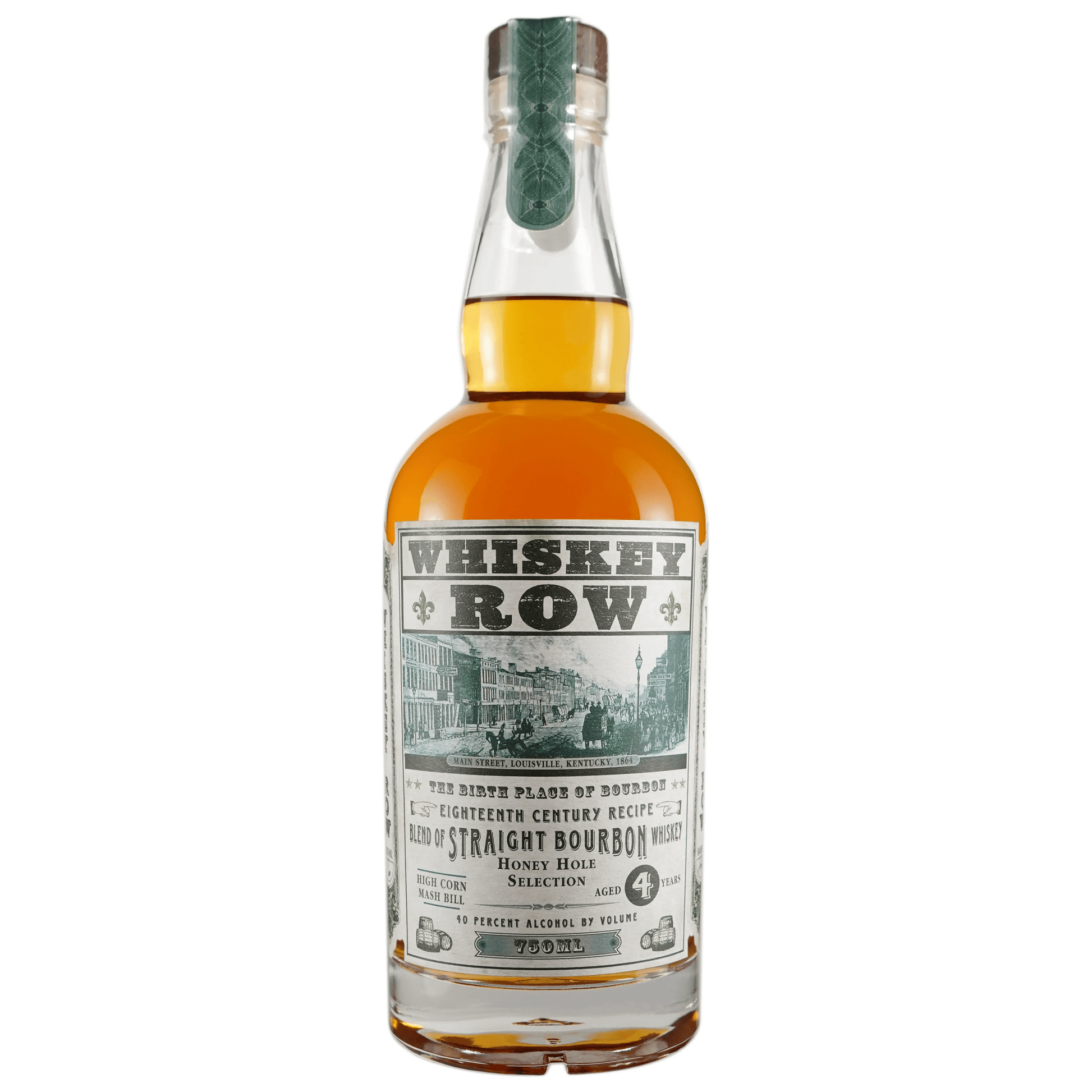 Whiskey Row Straight Bourbon Honey Hole Selection 4 year 750 ml