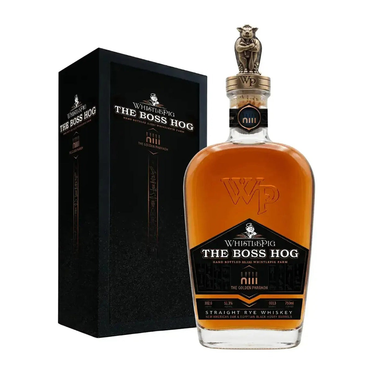 WhistlePig The Boss Hog XIII The Golden Pharaoh Straight Rye Whiskey 750ml