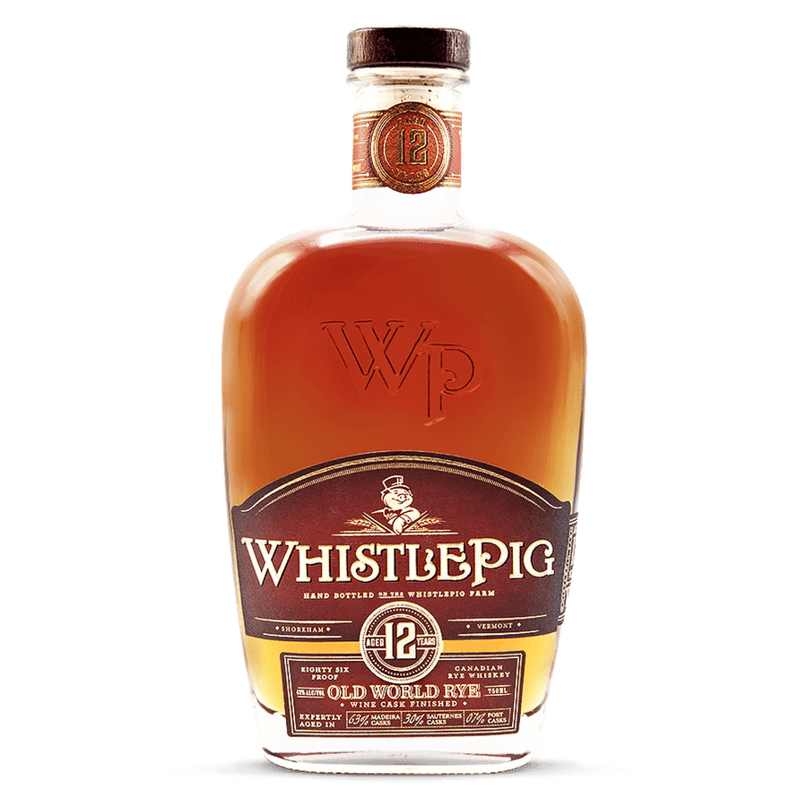 WhistlePig 12 Year Old World Cask Rye Whiskey