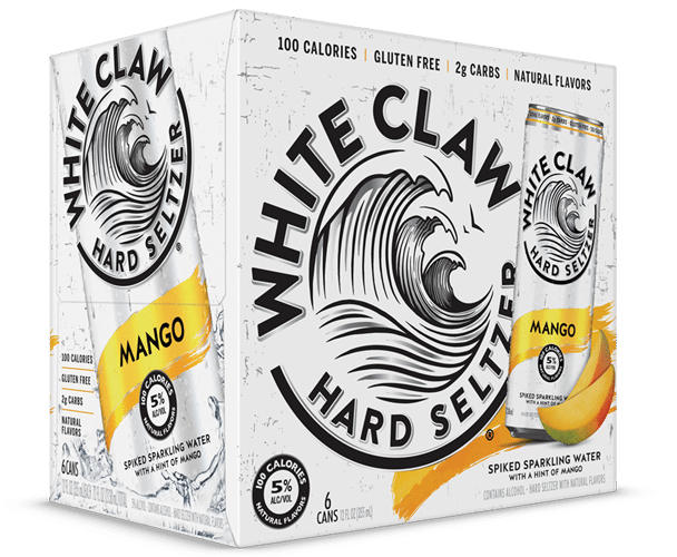 White Claw Hard Seltzer Mango (6 Pack) 355 ml