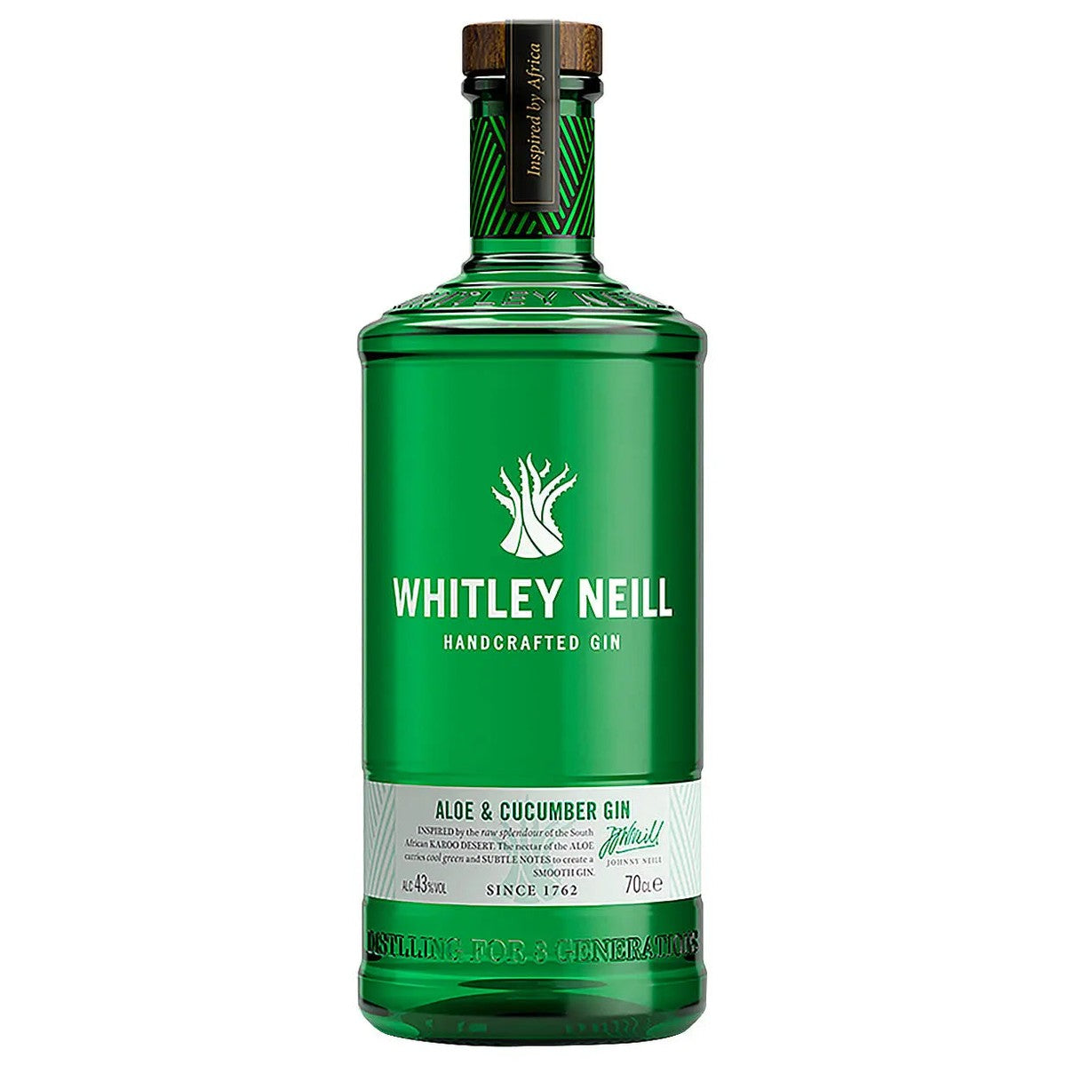 Whitley Neill Aloe and cucumber Flavored Gin 750 ml