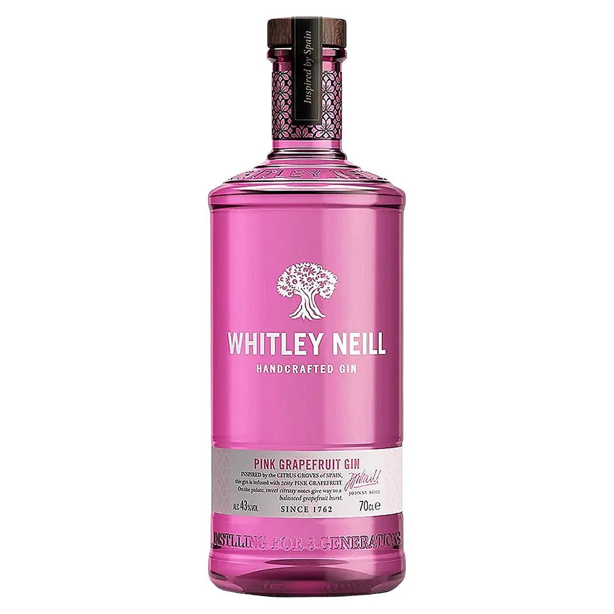 Whitley Neill Pink Grapefruit Flavored Gin 750 ml