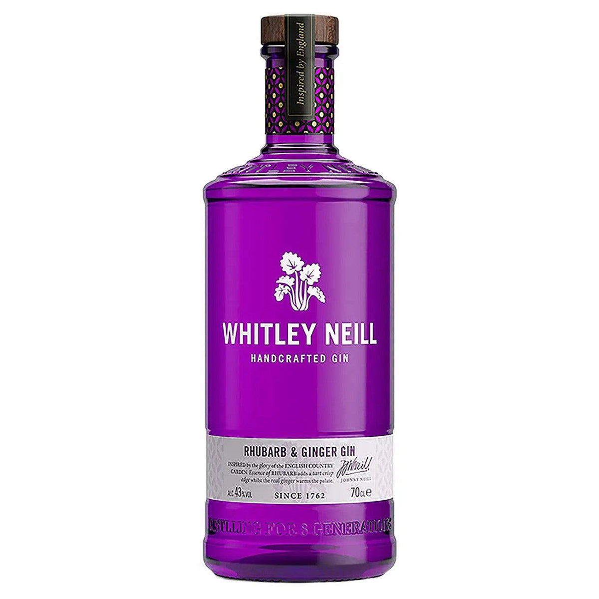 Whitley Neill Rhubarb and Ginger Dry Gin 750 ml