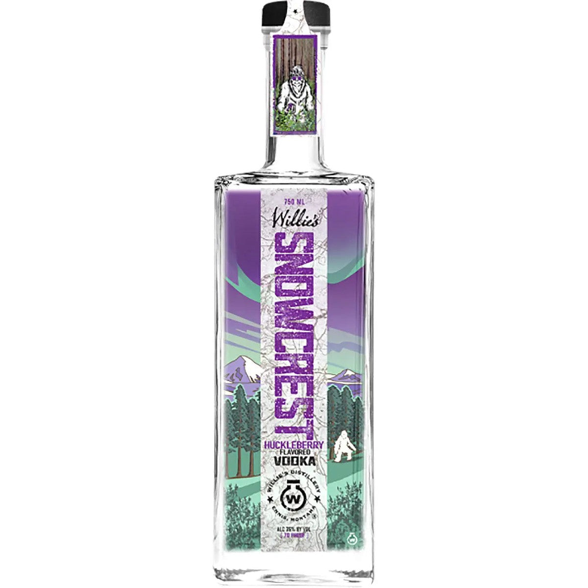 Willie's Distillery Snowcrest Huckleberry Vodka