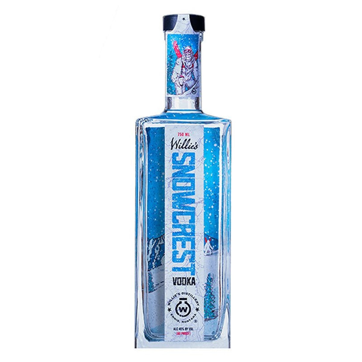 Willies Distillery Snowcrest Vodka 750 ml