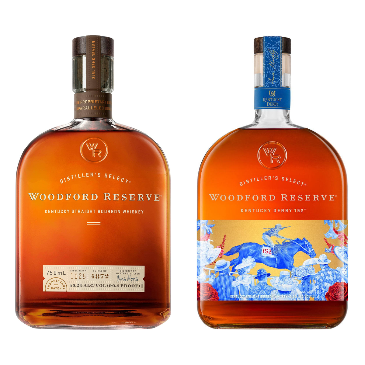 Woodford Reserve & Kentucky Derby 152 Bundle 750 ml + 1 L