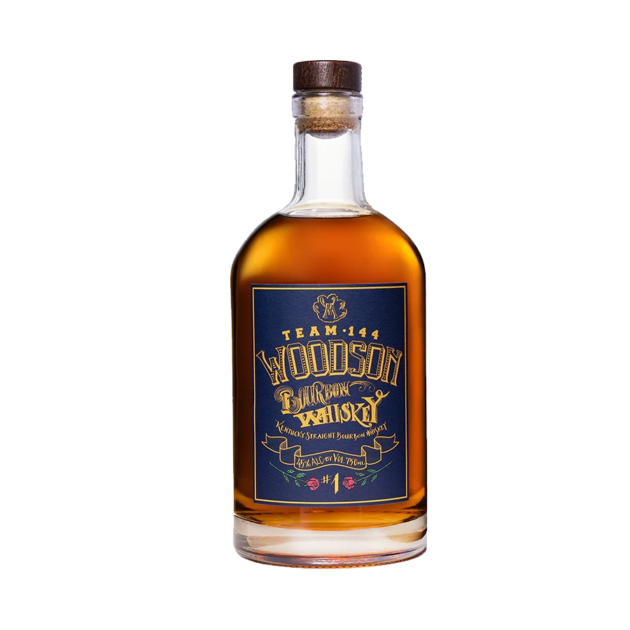 Woodson Whiskey Team 144 Michigan Commemorative Bottle 750 ml