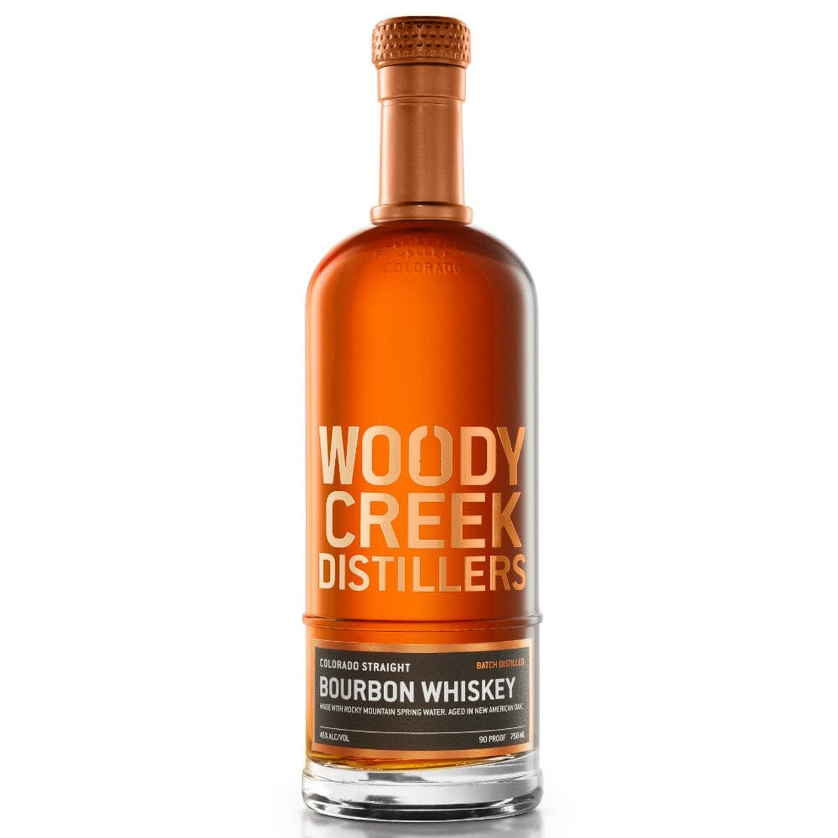 Woody Creek Distillers Single Barrel Colorado Straight Bourbon Whiskey Batch 579 750 ml