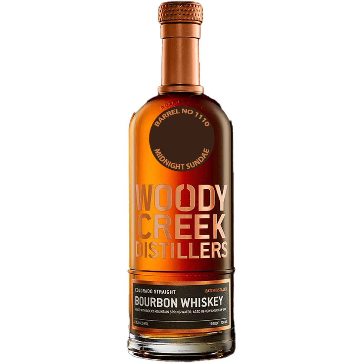 Woody Creek Distillers Straight Bourbon Midnight Sundae (Barrel #1110) 750 ml