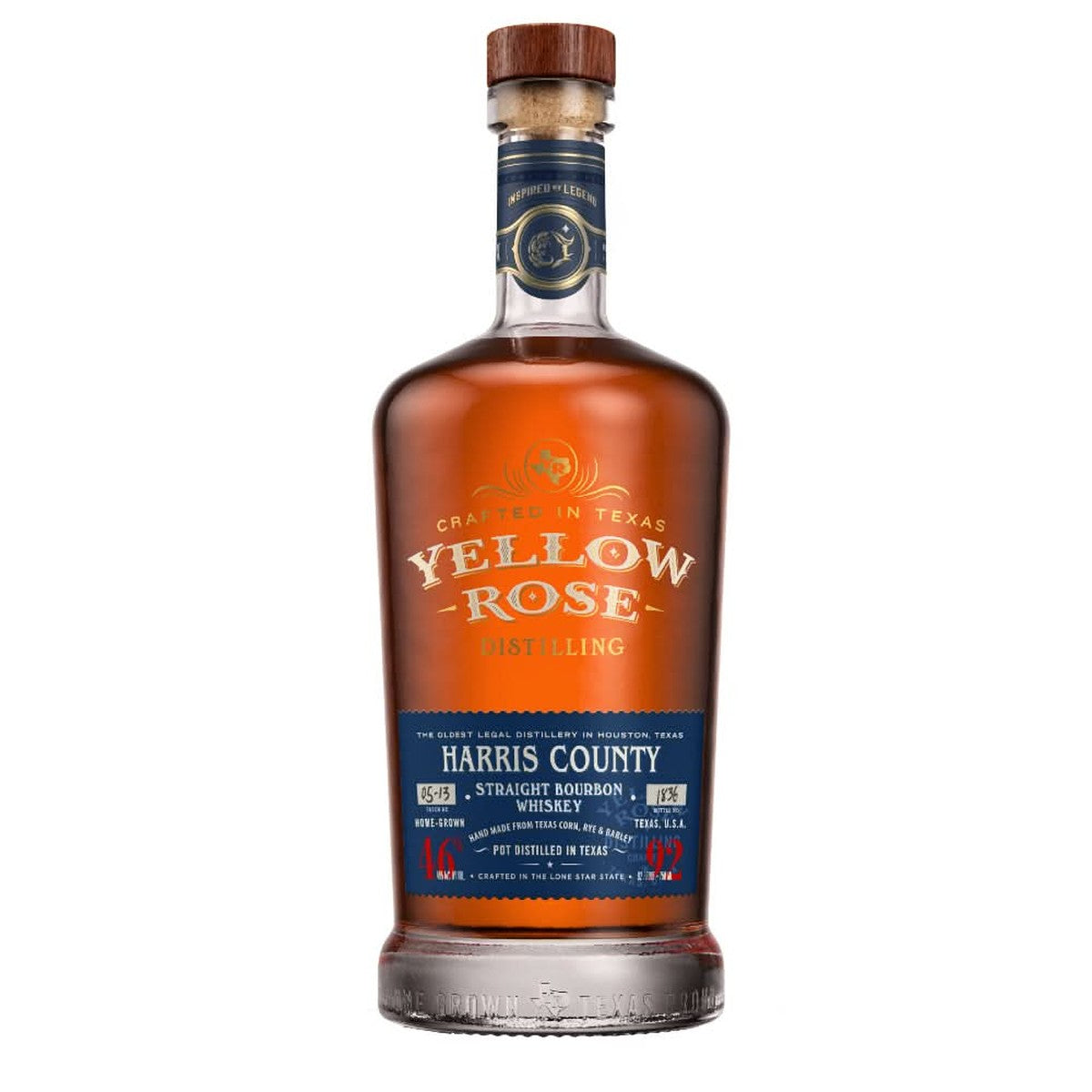 Yellow Rose Distilling Harris Country Straight Bourbon Whiskey